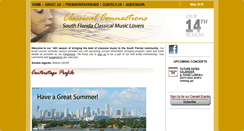 Desktop Screenshot of classical-connections.com