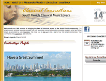 Tablet Screenshot of classical-connections.com